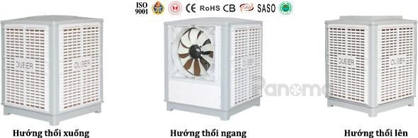 3 loại máy làm mát Ouber 25000 m3h